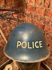 police steel helmet 1950s motorcycle