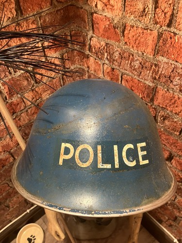 Police steel helmet - police,