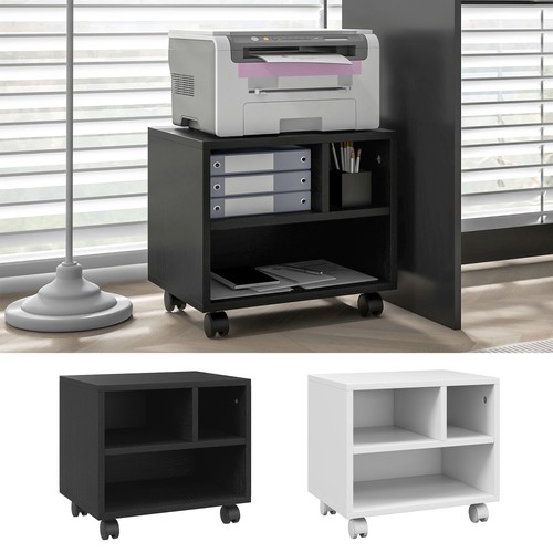 Tier printer stand - on, wheels