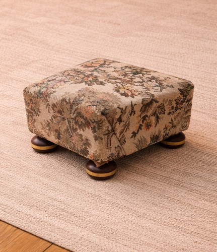 Vintage footstool small - footstool,