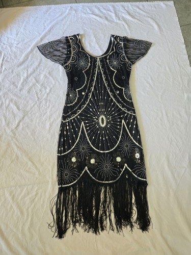 Yessa black sequin - sequin, beaded
