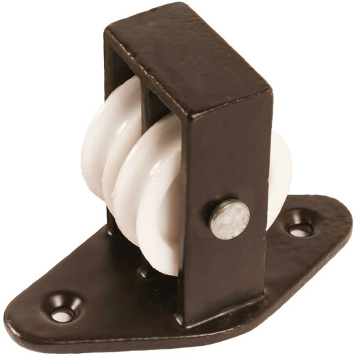 Double upright cast pulley - double,