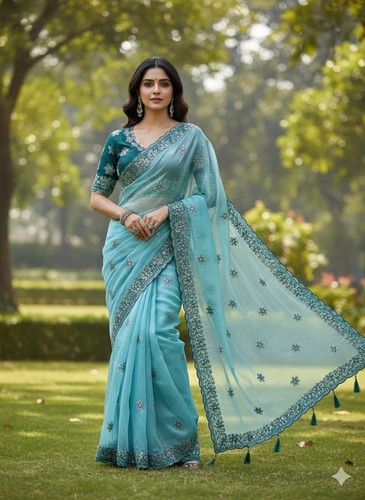 Saree blouse readymade sari - readymade,
