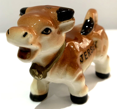 Vintage jersey cow ceramic - cow,