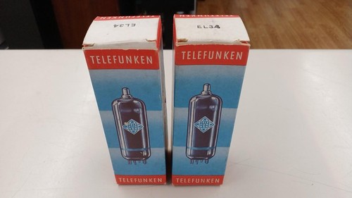 Telefunken el34 vacuum tubes - vacuum,