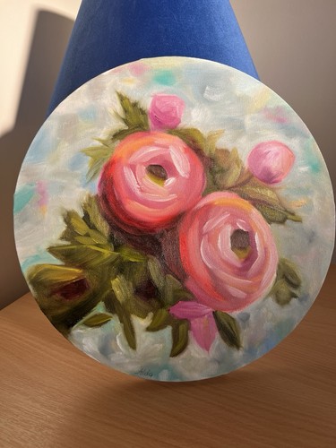 Handpainted original floral - original,