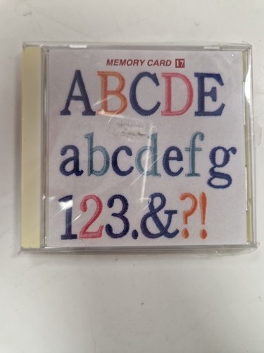 Janome embrodary memory card - memory,