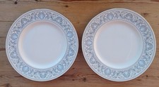 Two  Wedgewood dinner plates