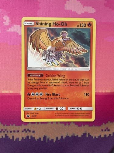 Pokemon card shining oh - shining, ho-oh