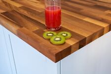 Solid WALNUT Wooden Kitchen Worktop  Real Walnut Wood Countertop, Kitchen Island