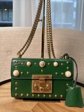 gucci padlock bag leather