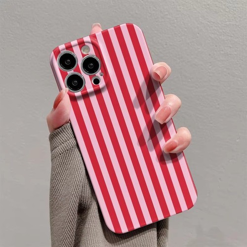 Faux leather glossy - leather, stripe