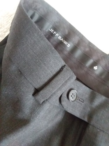 Jeff banks grey trousers - jeff,