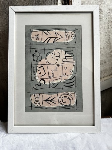 Vintage watercolour art - vintage,