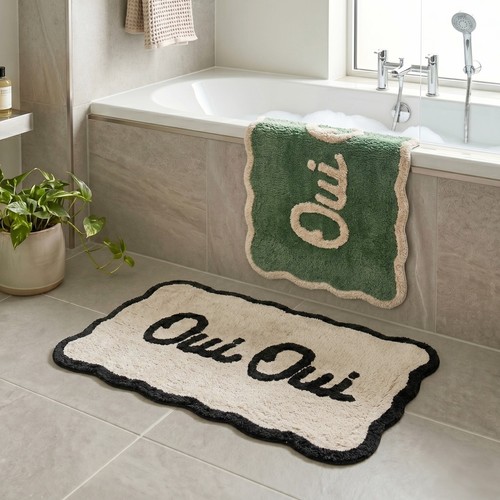 Oui slogan scalloped bath - slogan,