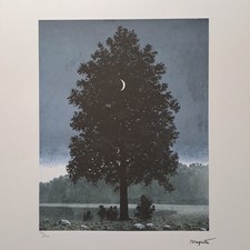 Rene Magritte Signed - Sixteenth of September, 1956 - Certificate SPADEM Paris