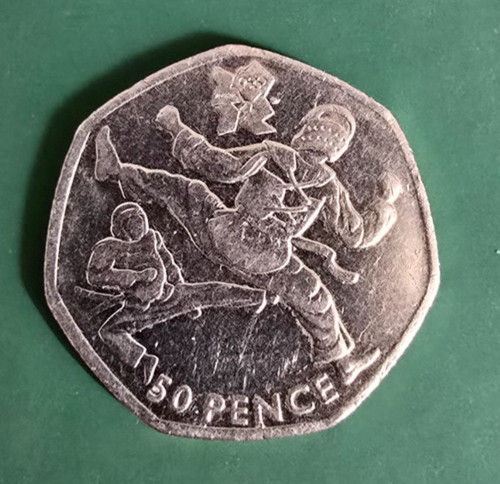Olympic 50p coins 2011 - coins, fifty