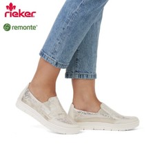 Remonte Womens Metallic Gold