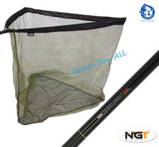 36" Inch Landing Net with Metal Spreader V Block & 3m Handle Quickfish