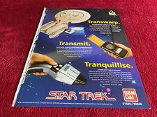 PAD60 BAN DAI MODELS ADVERT 12X9 STAR TREK