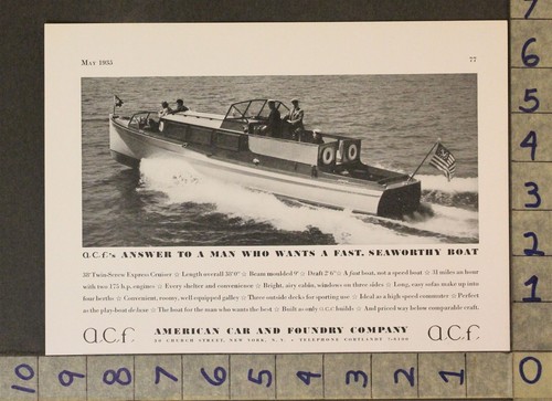 1935 boat watercraft acf - boat,