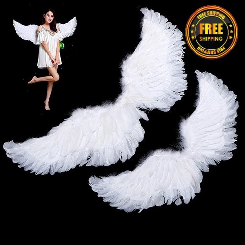 White angel wings halo - white,