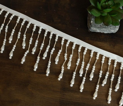 Elegant dangling ivory tassel - elegant,
