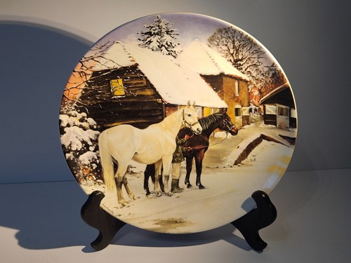 Spode boxing day horse plate - spode,