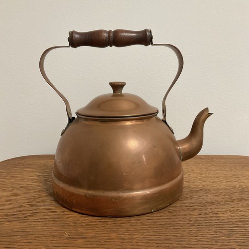 Vintage copper teapot - teapot, kettle