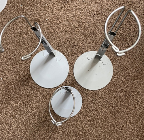 Three vintage metal - three, doll