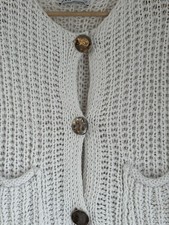 Zara White Chunky Knit
