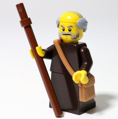 Lego medieval monk minifigure - lego,