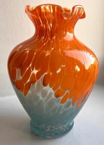 Hand blown art - hand, vase