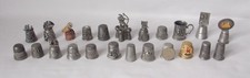 22 PEWTER THIMBLES + 1