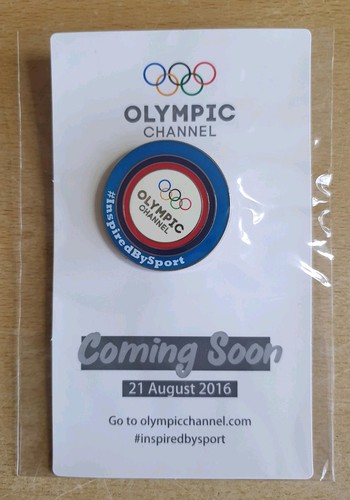 Olympic channel pin - pin, 2016