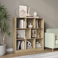 ARKA 8 Cube Asymmetrical Storage Cabinet Wooden Bookcase Shelve Square Organiser