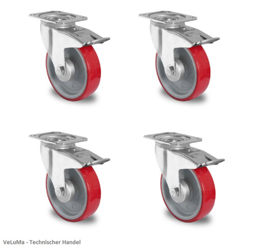 Heavy duty caster - 4, x
