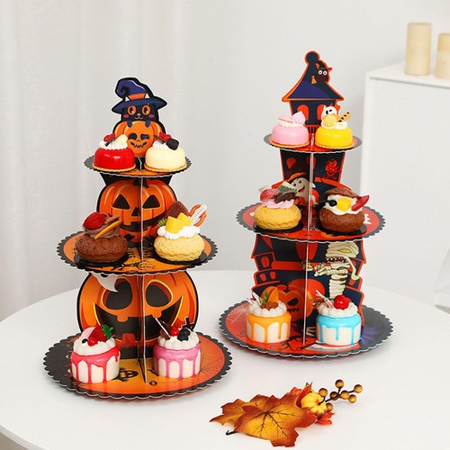 Halloween cupcake stand - halloween,