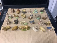 24 x Vintage Wade Whimsies Some Rare Figures Nice Collection.