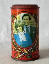 Vintage Tin Money Box Red Post Office Postbox 1981 Charles Diana Wedding