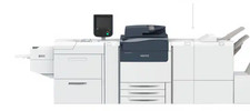 XEROX versant 280 press with vacuum deck pro booklet finisher square fold trim
