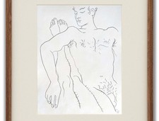 Jean Cocteau Drawing Male