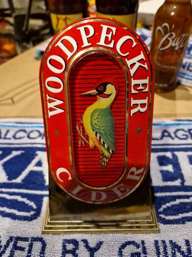 Woodpecker cider beer pump top - beer,