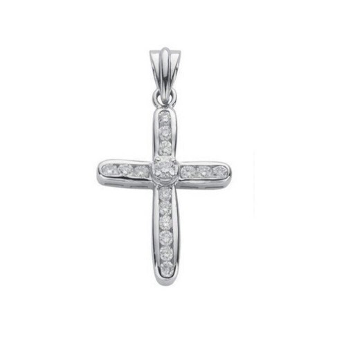 18ct white gold - white, diamond