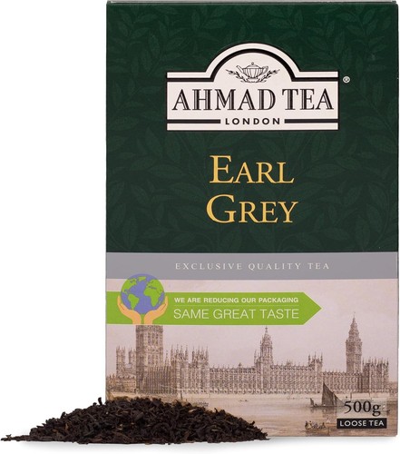 Ahmad tea earl grey loose - grey, leaf