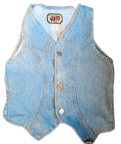 Vtg 90s wild denim - 90s, waistcoat