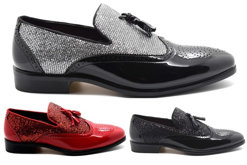 Mens tassel glitter shiny - mens,