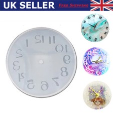 Silicone Resin Mould Jewelry Large Clock Making Handmade DIY Epoxy Molds Craft