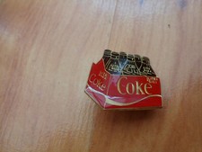 VINTAGE 80'S COKE COCA COLA ENAMEL NOVELTY PIN BADGE