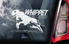 Whippet board car sticker - on,
